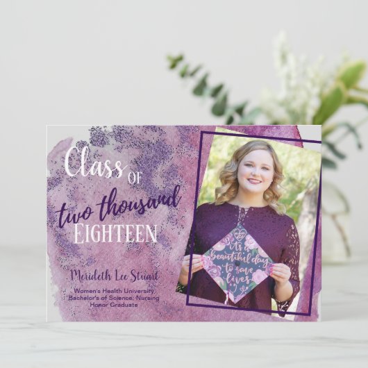 卒業の紫外線2の写真の発表 案内状 (スタンド正面)