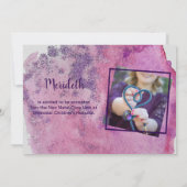 卒業の紫外線2の写真の発表 案内状 (裏面)