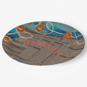 卒業の脱帽グレート西パーティー祝 ペーパープレート (アングル)