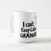 卒業の興奮 コーヒーマグカップ (正面左)