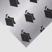 卒業の銀製のティッシュペーパー 薄葉紙 (詳細)