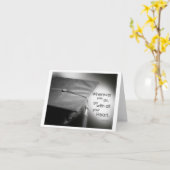 卒業の願い カード (黄色い花)