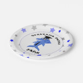 卒業の鮫のパーティー ペーパープレート (アングル)