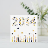 卒業の2014年のパーティの招待状II 招待状 (スタンド正面)