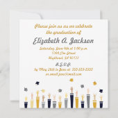 卒業の2014年のパーティの招待状II 招待状 (裏面)