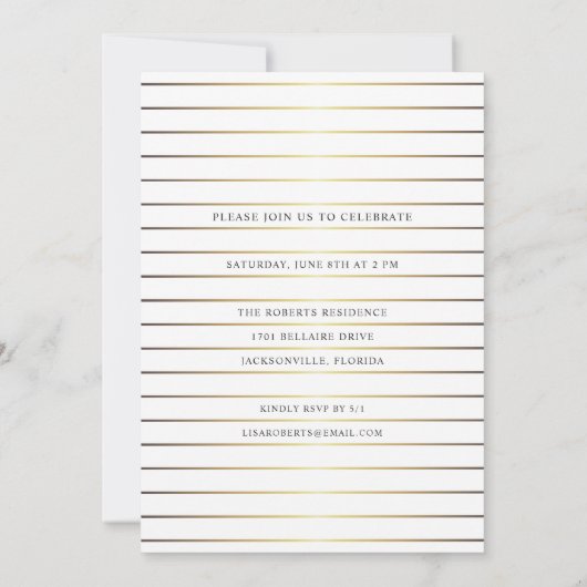 卒業の3写真のコラージュ容易なDIYのモダンの原稿 案内状 (裏面)