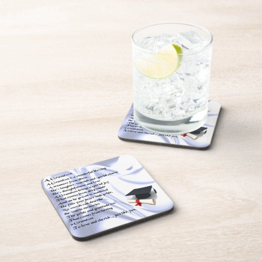 卒業の   孫の詩 コースター (右側)