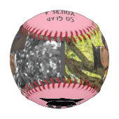 卒業はあなたは卒業を喜ぶ |モノグラム |写真 野球ボール (裏面)