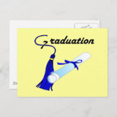 卒業はがき 案内ポストカード (正面/裏面)