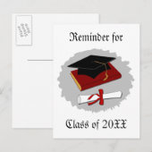 卒業はがき 案内ポストカード (正面/裏面)