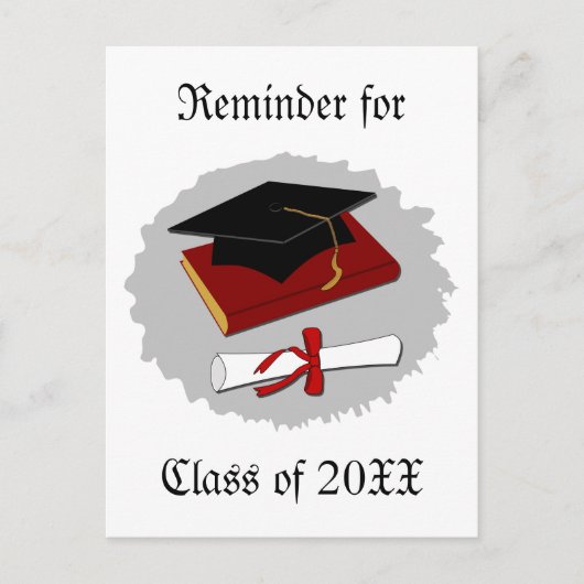 卒業はがき 案内ポストカード (正面)