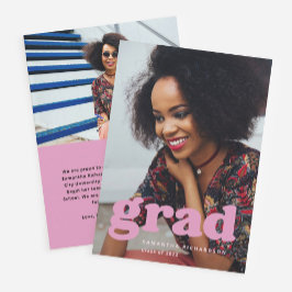 卒業はっきりした者 | モダン Two Photo 2022卒業 招待状