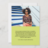 卒業はっきりした者 | モダン Two Photo 2022卒業 招待状 (裏面)