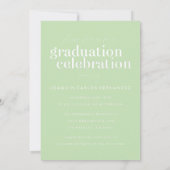 卒業はっきりした者 |写真卒業招待状 招待状 (裏面)