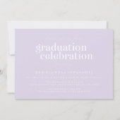 卒業はっきりした者 |写真卒業招待状 招待状 (裏面)