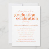 卒業はっきりした者 |写真卒業招待状 招待状 (裏面)