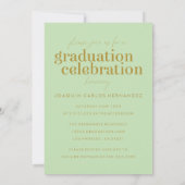 卒業はっきりした者 |写真卒業招待状 招待状 (裏面)