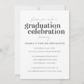 卒業はっきりした者 |写真卒業招待状 招待状 (裏面)