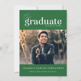 卒業はっきりした者 |写真卒業招待状 招待状