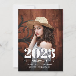 卒業はっきりした |写真の発表 案内状