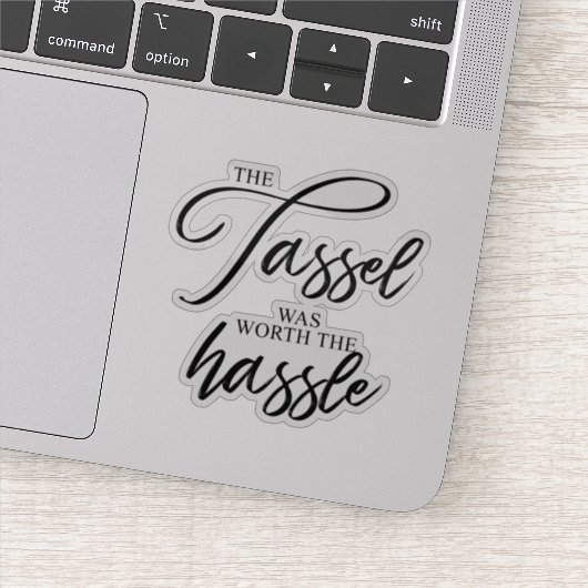 卒業はタッセルの価値があった シール (詳細)