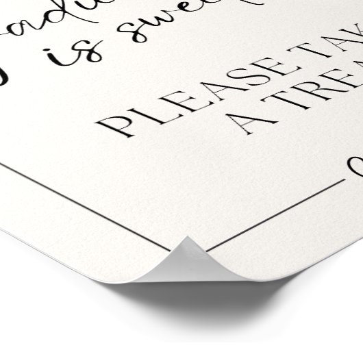 卒業は卓上の看板 ポスター (角)