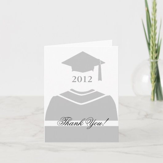 卒業は感謝していしています サンキューカード (正面)