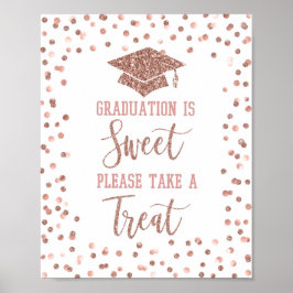 卒業は甘いトリートサインバラ ポスター