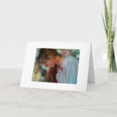 ****卒業は美しい女の子に望む**** カード (正面)