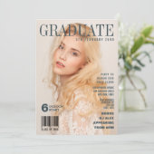 卒業は雑誌カバーのパーティーの招待のふりをします 招待状 (スタンド正面)
