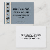 卒業は青を配ります コーリングカード (正面/裏面)