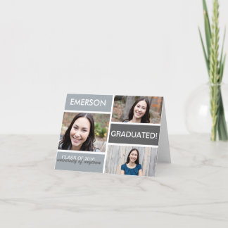 卒業はNotecardを妨げます サンキューカード