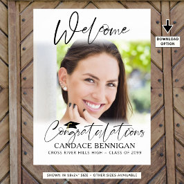 卒業へようこそ1フォトスクリプトおめでとう ポスター