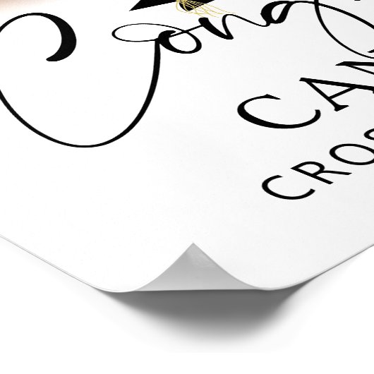 卒業へようこそ2写真スクリプトおめでとう ポスター (角)