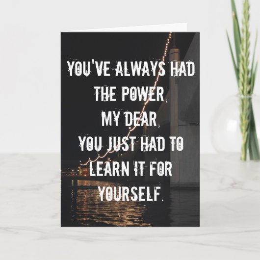 卒業またはお祝いの挨拶状 カード (正面)