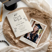 卒業までの手描き応援 招待状