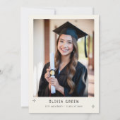 卒業までの手描き応援 招待状 (裏面)