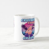 卒業まで4年生の生態 コーヒーマグカップ (正面右)