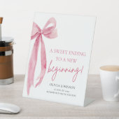 卒業を甘い結末で新しいスタートを切る 台座サイン (インサイチュ)