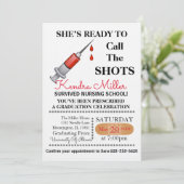 卒業を看護している彼女は打撃を呼んで準備ができています 招待状 (スタンド正面)