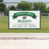 卒業を祝う学校のカラー 横断幕 (インサイチュ)