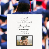 卒業を迎える新しい写真の甘い結末 スタンダードカクテルナプキン