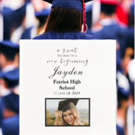 卒業を迎える新しい写真の甘い結末 スタンダードカクテルナプキン