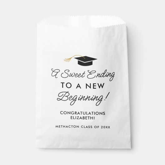 卒業を迎える新たなスタートへの甘い結末 フェイバーバッグ (正面)