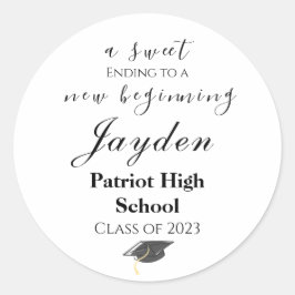 卒業を迎える甘い結末 ラウンドシール