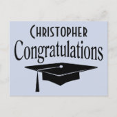 卒業を願うアドバイスの英語 ポストカード (正面)