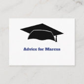 卒業アドバイスウィズグ最高のラードパーティー アドバイスカード (裏面)