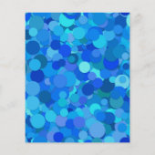 卒業アドバイスウィズドカード紙吹雪ブルーパーティー (裏面)