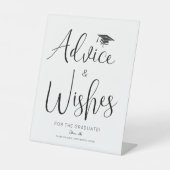 卒業アドバイス&ウィッシュズサイン 台座サイン (正面)