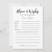 卒業アドバイス&ウィッシュ2025年の卒業パーティー看板 シーズンカード (正面)